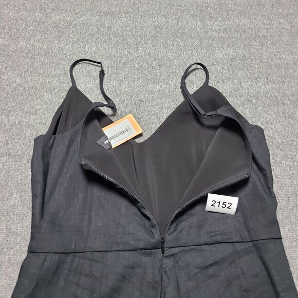 Fifteen Twenty Cropped Jumpsuit Womens XS Black Wide Leg Sleeveless Dressy USA - Picture 9 of 10